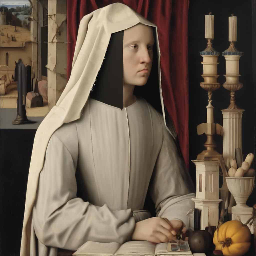 Ανθρωποειδική δημιουργία με καλλιτεχνική εξέλιξη, πηγή έμπνευσης και τέχνης για την ιστορία και την τέχνη.